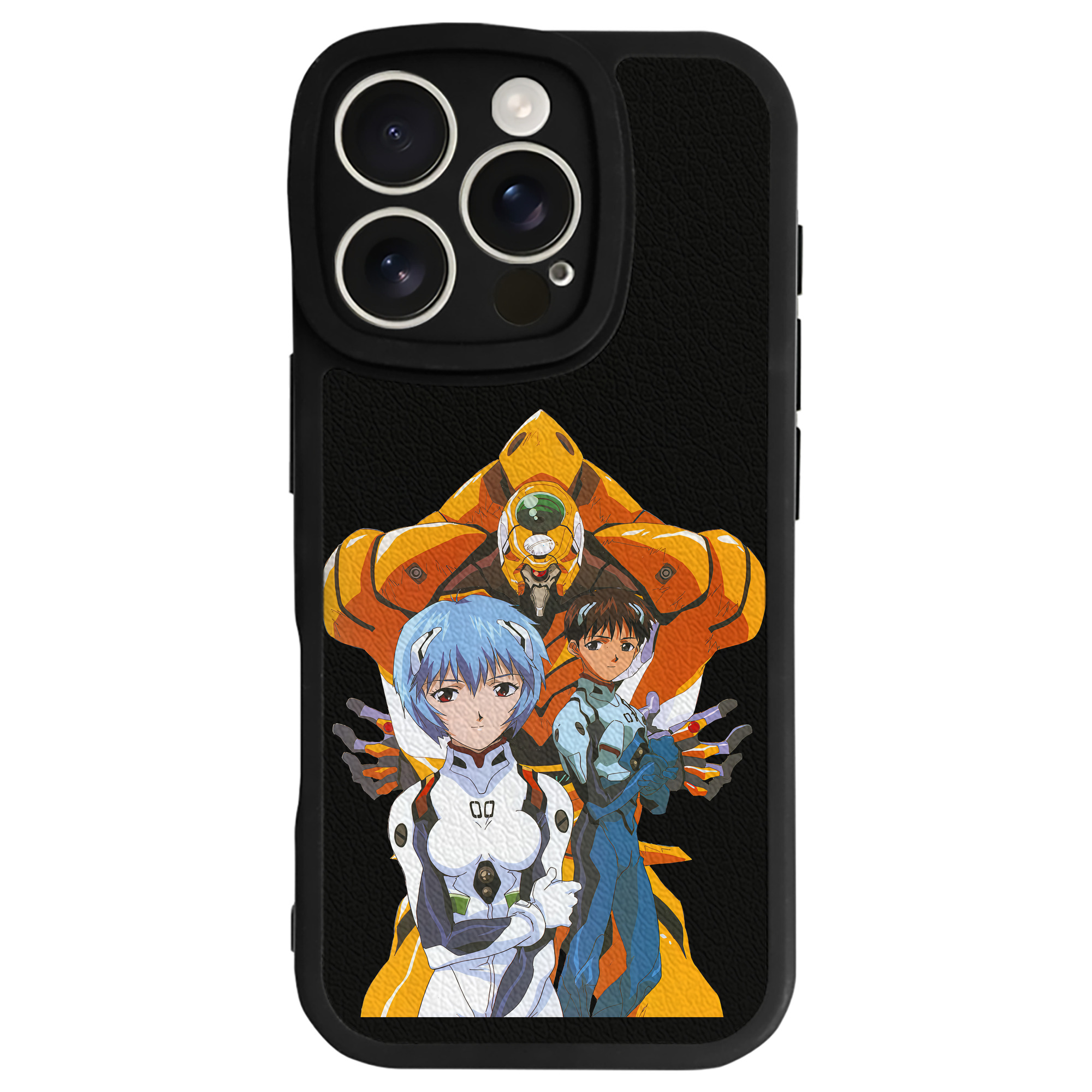 （画像用） EVA 新世紀エヴァンゲリオン 【iPhone 16シリーズ対応】シリコンスマホケース（レザー調） 材質：シリコン